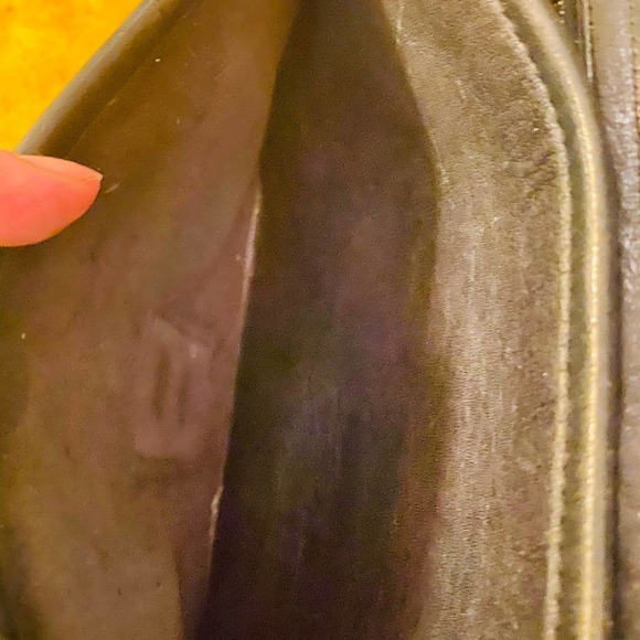 Coach Vintage NYC Black Saddle Pouch Large Shoulder Leather Bag 9585 - Picture 9 of 10